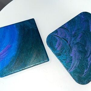 Handmade One of a Kind Coaster Set 4x4 & 5x5